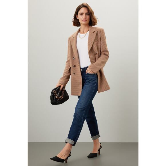 RAG & BONE Dark Wash Denim Dre Low Rise Subtle Cuff Boyfriend Jeans Size 26 - Picture 1 of 14